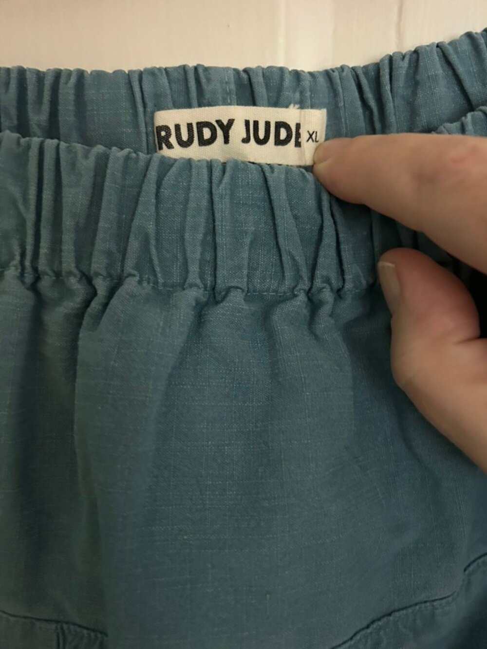 EUC Rudy Jude Jumper Pants, Sea, pillowcase fabric, XL - Picture 5 of 6